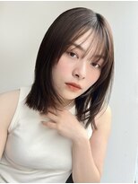 ローネス ギンザ(LONESS ginza)&nbsp;ミディアムレイヤー/くびれヘア/前髪ありレイヤー