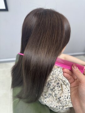 ヘアーアンドビューティーザ エフ(Hair Beauty the F) ＊艶髪_髪質改善カラー_グレージュ_m91