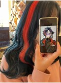 にじさんじ 魁星 推しカラー ケアブリーチ ネイビー ウルフ