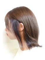 ポタム 東中野(potamu)&nbsp;紫×オレンジ　イヤリングカラー