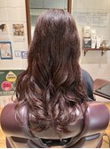 パーマ風ロングヘア
