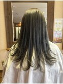 20代30代40代50代☆大人可愛いグラデーション×オリーブカラー