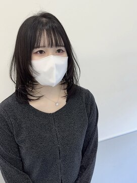 ゴウトゥデイシェアサロン 町田店(GO TODAY SHAiRE SALON) レイヤーミディアム×シースルーバング