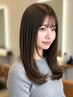 【8月平日限定クイックトリートメント付き】似合わせカット＋カラー￥9240～