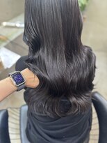 ロンド 表参道店(Lond)&nbsp;くびれヘア/アプリコットオレンジ/ハイライトカラー/ミディアム