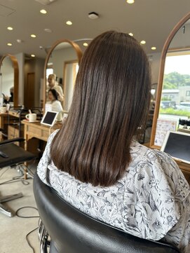 カノエ 岡山店(canoe) 艶髪ブラウン