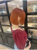 オレンジカラー/ボブ