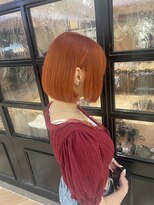 ル ジャルダン 本厚木店(le jardin)&nbsp;オレンジカラー/ボブ