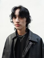 テンション(tension)&nbsp;センターパートウルフニュアンスパーマ札幌大通バスセンター