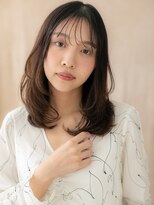 カバーヘア ブリス 川口(COVER HAIR bliss)&nbsp;裾カラーウェットヘアゆるふわ小顔レイヤーロングY川口30代40代