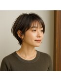 美フォルムレイヤーショートボブ　20代 30代 40代 50代 60代