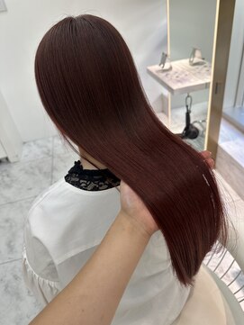 ロンドルピナス 小倉(Lond Lupinus) 黒髪カタログ/オリーブグレー/ココアベージュ/小顔に見せるヘア