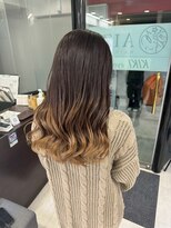 アイズ 本厚木(AIZU)&nbsp;グラデーションカラー　ナチュラルベージュ