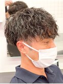 マッシュ/スパイラル/パーマ/メンズ/ツイスパ/波巻きパーマ