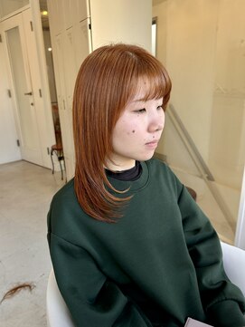 ソイクフ(SOY KUFU) 大人可愛い20代30代40代◎ミディアムレイヤーカット顔周りカット