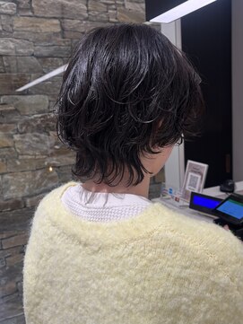 ザザ ZA/ZA 目白 ウルフパーマ♪ショートカット/目白美容室