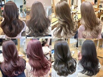 バイオレット 表参道店(Violet)の写真/【通うたびアップデート！】透明感・立体感・抜け感まで計算。“似合わせ”重視の今っぽデザインカラー！