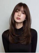 ジラフ(giraf)&nbsp;吉祥寺/ミルクティーブロンド/ダークブルー/デジタルパーマ