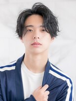 オーブ ヘアー ブリック 野幌店(AUBE HAIR brique)&nbsp;束感センターパート/20代30代40代/黒髪/アッシュ