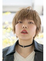 ソラ ヘアデザイン(Sora hair design) 動きのある、ベージュアッシュ系ショート