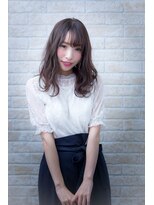 ヘアーアートシフォン 池袋西口店(Hair art chiffon)&nbsp;ブルージュカラーアシメで似合わせカットヴェールウェーブ 池袋
