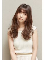 ゆるふわパーマ×シースルーバング