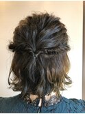 お呼ばれ☆ハーフアップ