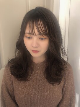 ロンドアベニール 北千住(Lond avenir) 20.30.40代◎シースルーバング/韓国風ヘアスタイル担当本田