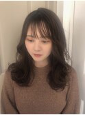 20.30.40代◎シースルーバング/韓国風ヘアスタイル担当本田