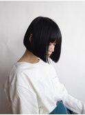 黒髪ボブ