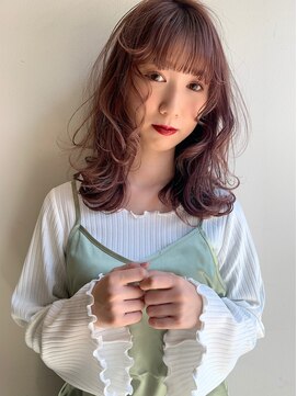 シャンドゥール 栄店(CHANDEUR) レイヤーカット#ラベンダーカラー#ピンク#暖色カラー#透け感