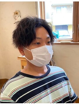 ベイブ ヘア メイク サロン(Babe hair make salon) センターパート　ツイストパーマ