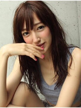 ボタニウムドットアン バイ アールサロン(BOTANIUM.An by Rr SALON) 【BOTANIUM.An】リラクシーレイヤーロング×ナチュラルブラウン