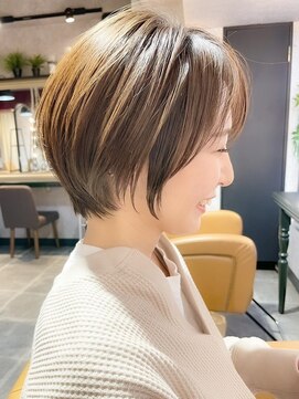 ロンド 銀座(Lond) 【銀座◇成田】丸みショート似合わせカットアースカラーくびれ