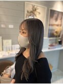 透明感シルバー