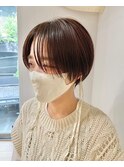 [代々木]ナチュラルピンクスイートAラインの甘辛ショートボブ
