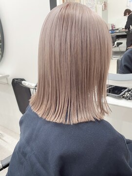 ヒビヲ(HIBIO) ダブルカラーピンクベージュカラーケアブリーチインナーカラー