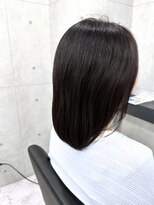 エンディアリング 東銀座(Endearing)&nbsp;黒髪/グレーベージュ/レイヤーロング/前髪パーマ/銀座/東銀座