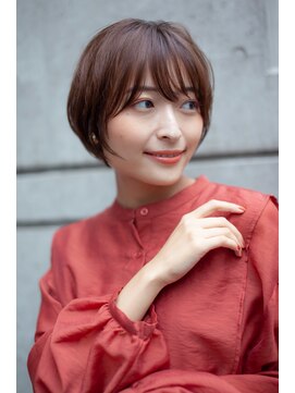 アッシュ 池袋店(Ash) 10代20代30代『丸みショートボブ』　＃池袋駅