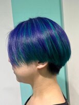 マティーナ ヘアー 池袋(Matina hair)&nbsp;【ラベンダーブルーグリーンアンブレラカラー】20代30代40代50代