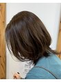 イロ 美容室(IRO+) 白髪染めを使っていないので、重くならず透明感が出ます。