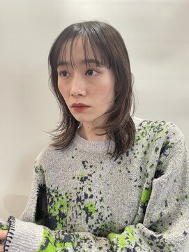 イルフレール(ill frere) ぱつっと　顔まわりレイヤー　暗髪　似合わせ　中津　梅田