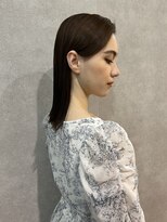 メゾンドムニ 恵比寿(Maison de MUNi)&nbsp;髪質改善/ストレート/アイロン仕上げ/切りっぱなしロブ/セミディ