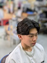 カットハウス パセリ ニュアンスパーマ  <理容室>/メンズ/バーバー/メンズカット