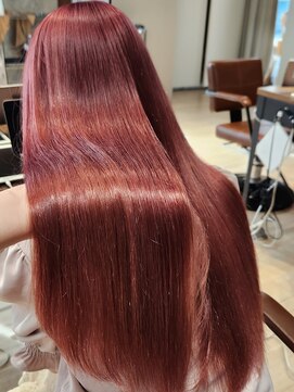 アフロート ギンザ(AFLOAT GINZA) 【Nanako。】ブリーチありうる艶ピンクカラー