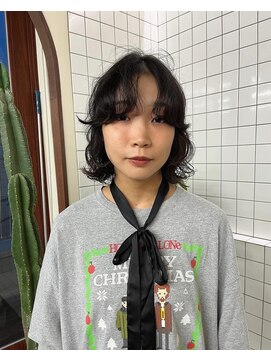 スタニング 渋谷(STUNNING.) ボブパーマ　ニュアンスパーマ　癖毛風パーマ