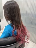 ハイライトグラデーションカラーオージュアダブルカラー白髪染め