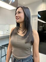 カケル(×.) 外国人風レイヤー/グレージュ/大人レイヤー