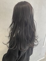 カノンヘアー(Kanon hair)&nbsp;グレージュカラー/ロングヘア/巻き髪