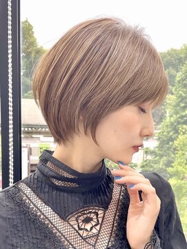 プルーヴ 秋葉原(prove) 30代40代大人女性/前髪ありショートボブ/ショートヘア/髪質改善